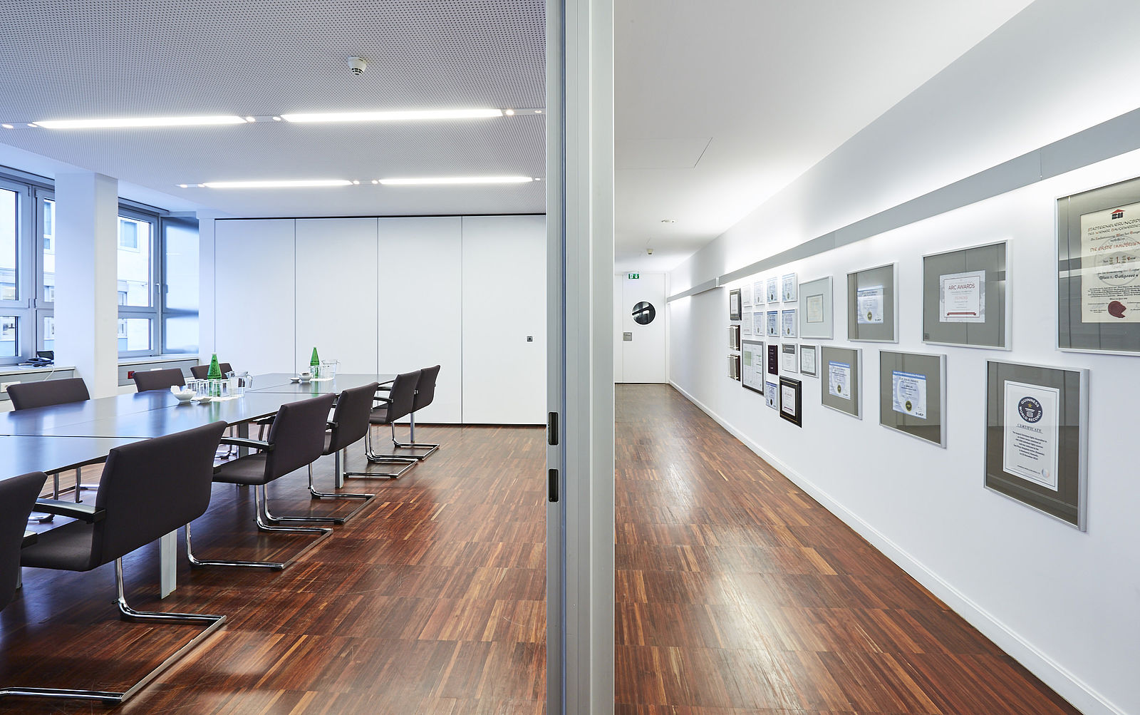 S IMMO meeting room at its Akademiehof headquarters 